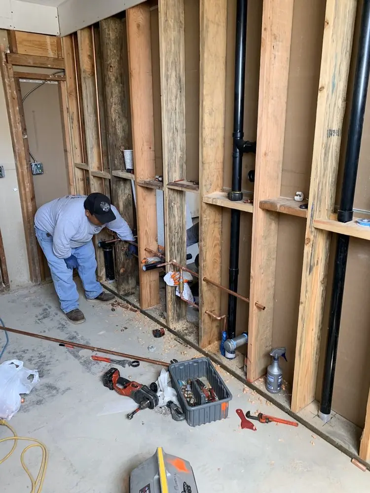 Commercial rough-in plumbing for Commercial Plumbing in North Grove
